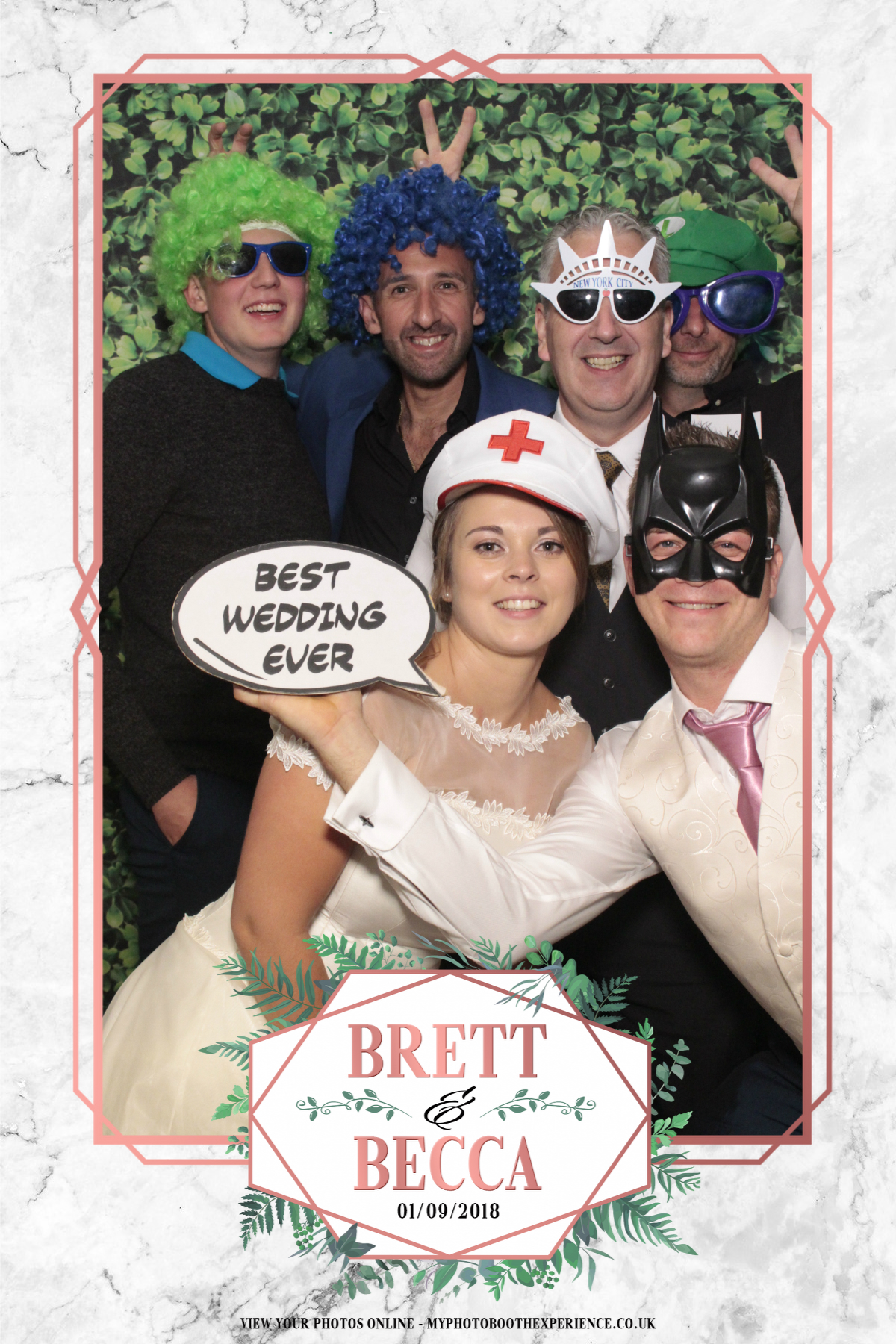 Brett & Becca's Wedding | View more photos from the event at gallery.myphotoboothexperience.co.uk/u/MyPhotoBoothExperienceLtd/Brett-Beccas-Wedding